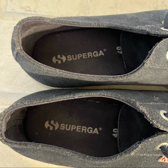 Superga Navy Classic Sneakers Size 9 - Picture 9 of 10